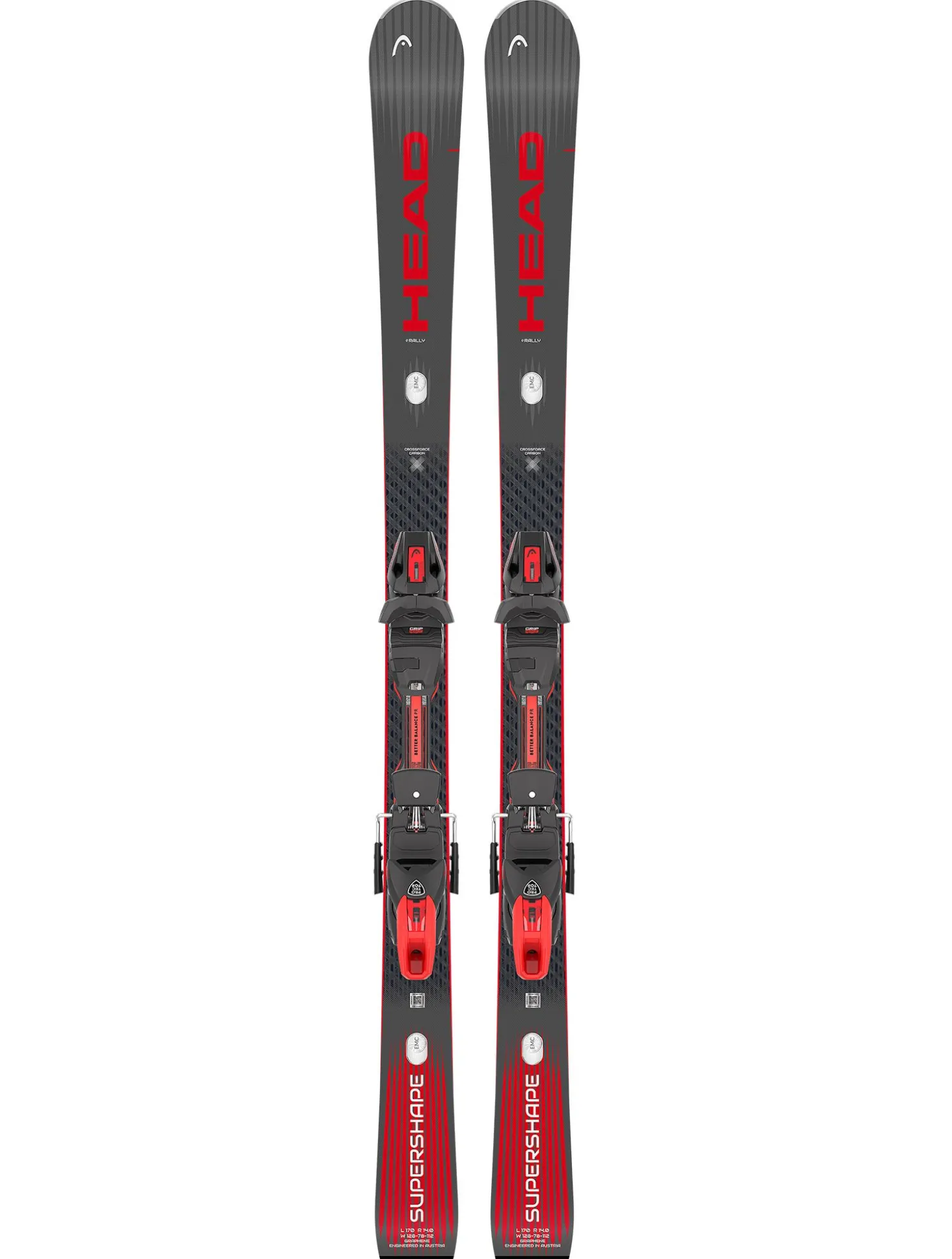 Supershape E-Rally SW + Protector Evo PR 13GW ski's unisex