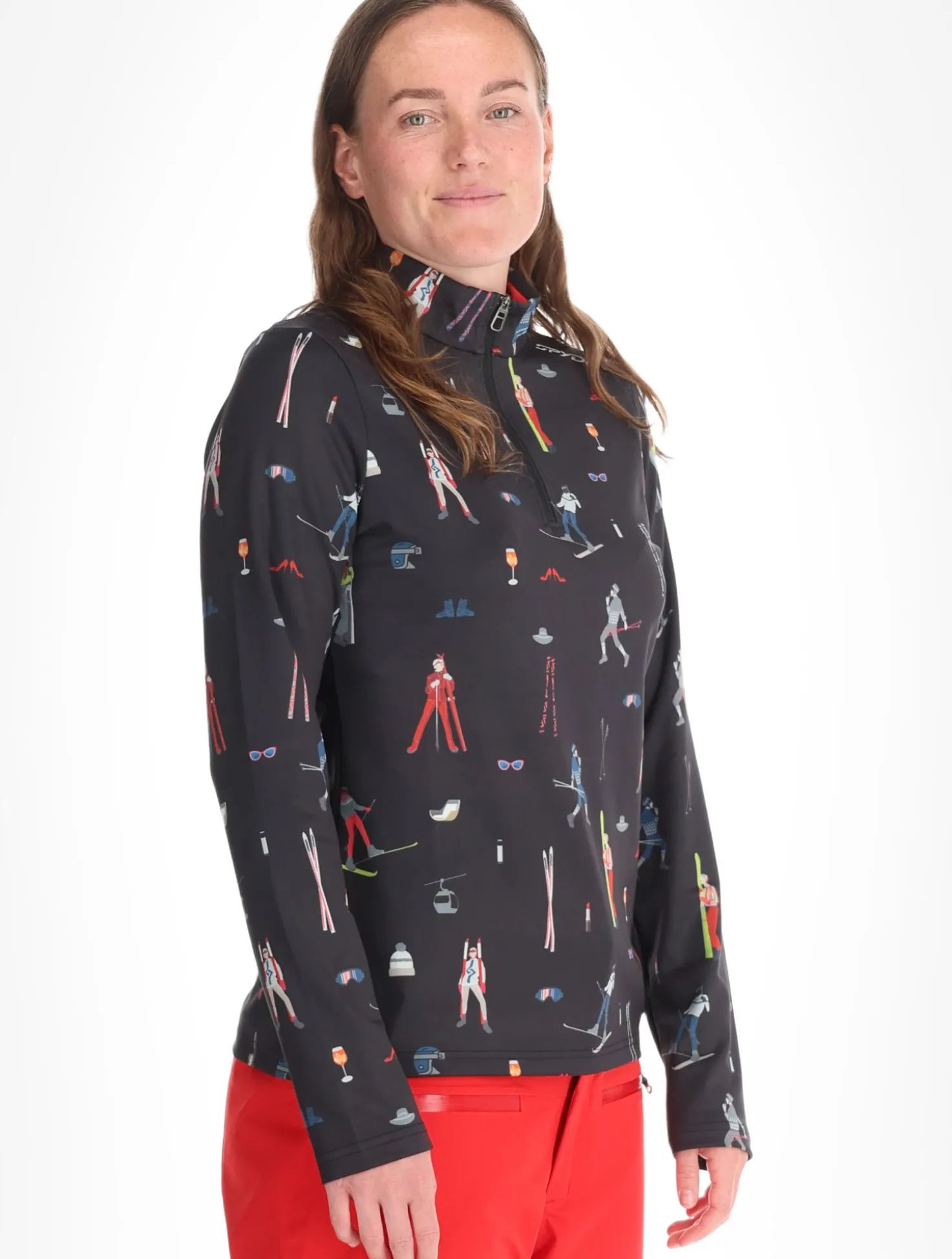 Vivid 1/2 Zip skipully dames