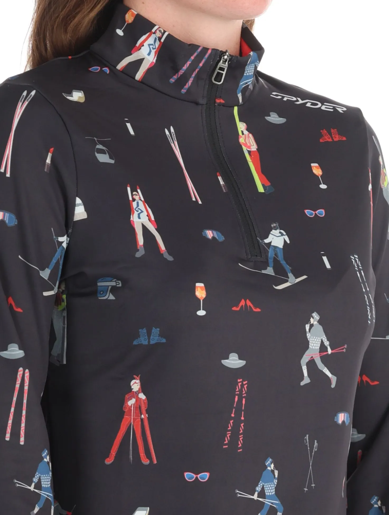 Vivid 1/2 Zip skipully dames