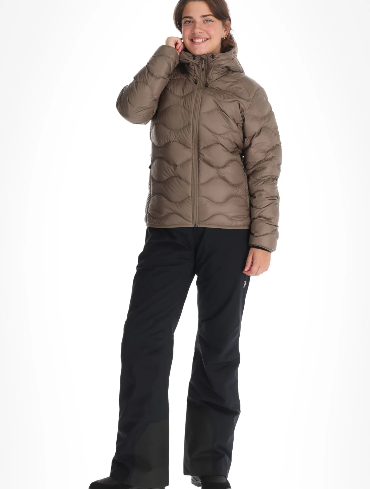 W Helium Down Hood donsjas dames