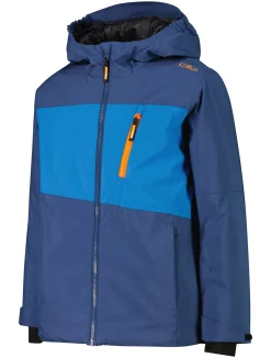 36W0744 JR Jacket Fixed Hood ski-jas kinderen