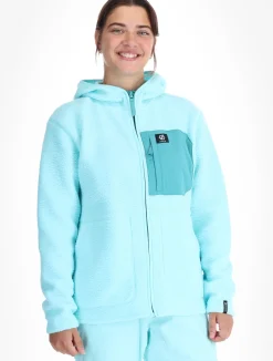 Womens Firn Hooded Borg W vest dames