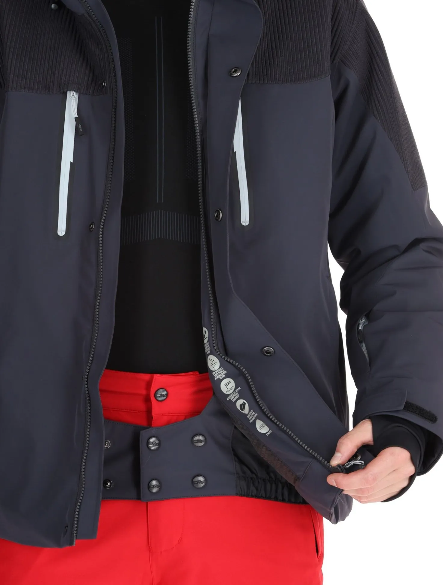 34W4737 ski-jas heren