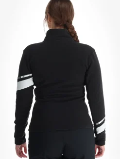 W Strawpile Fleece FZ vest dames