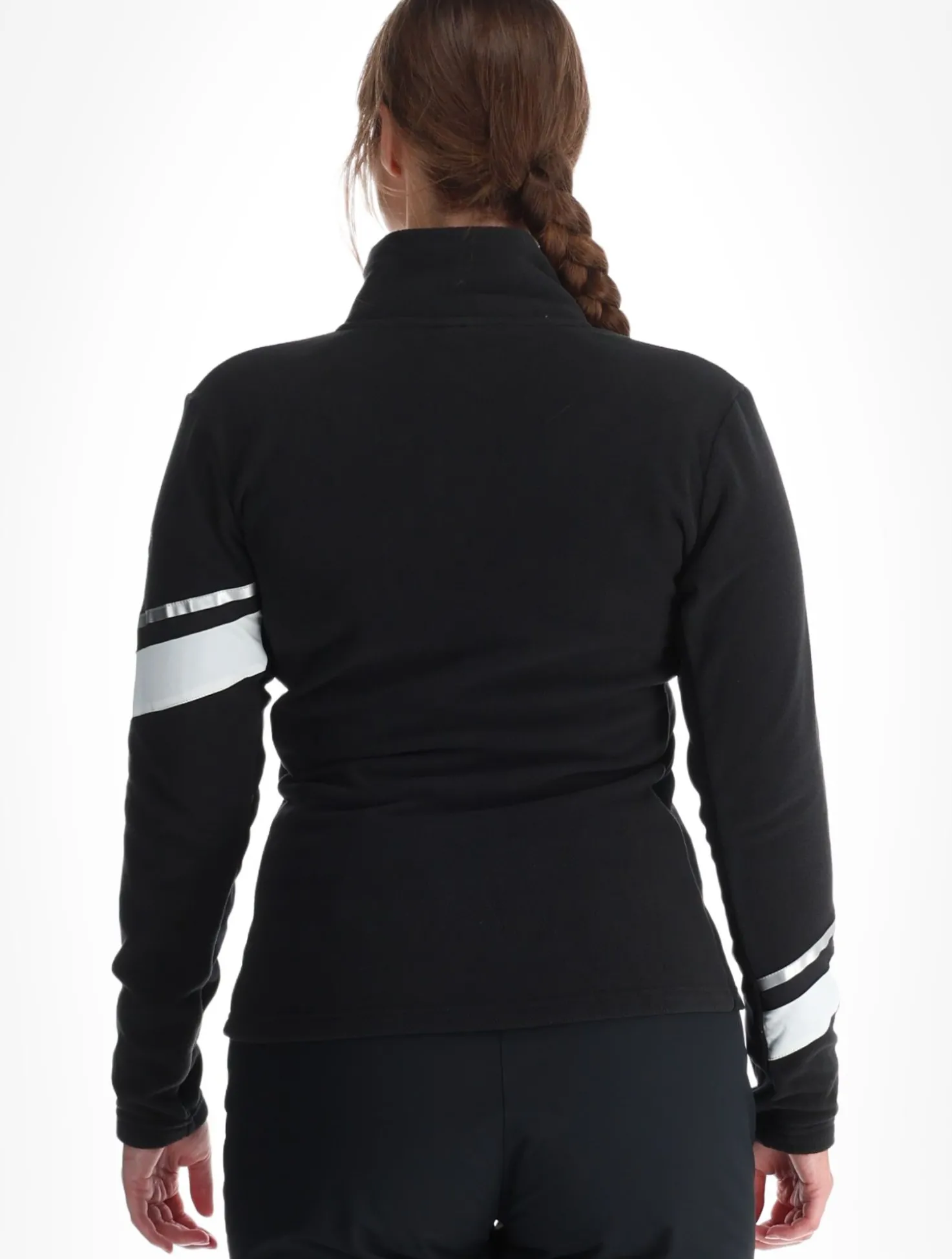 W Strawpile Fleece FZ vest dames