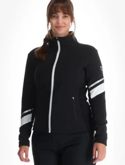 W Strawpile Fleece FZ vest dames