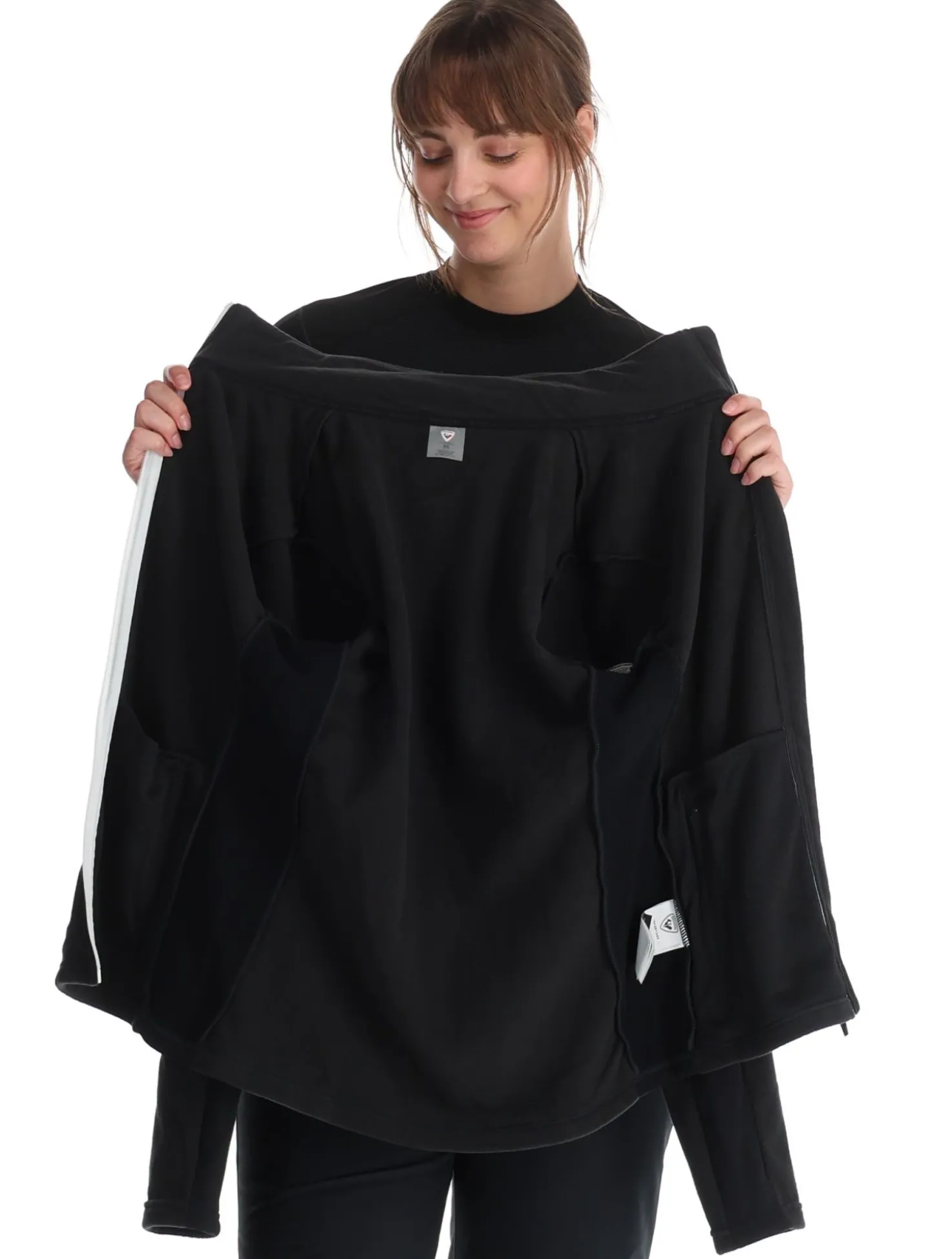 W Strawpile Fleece FZ vest dames
