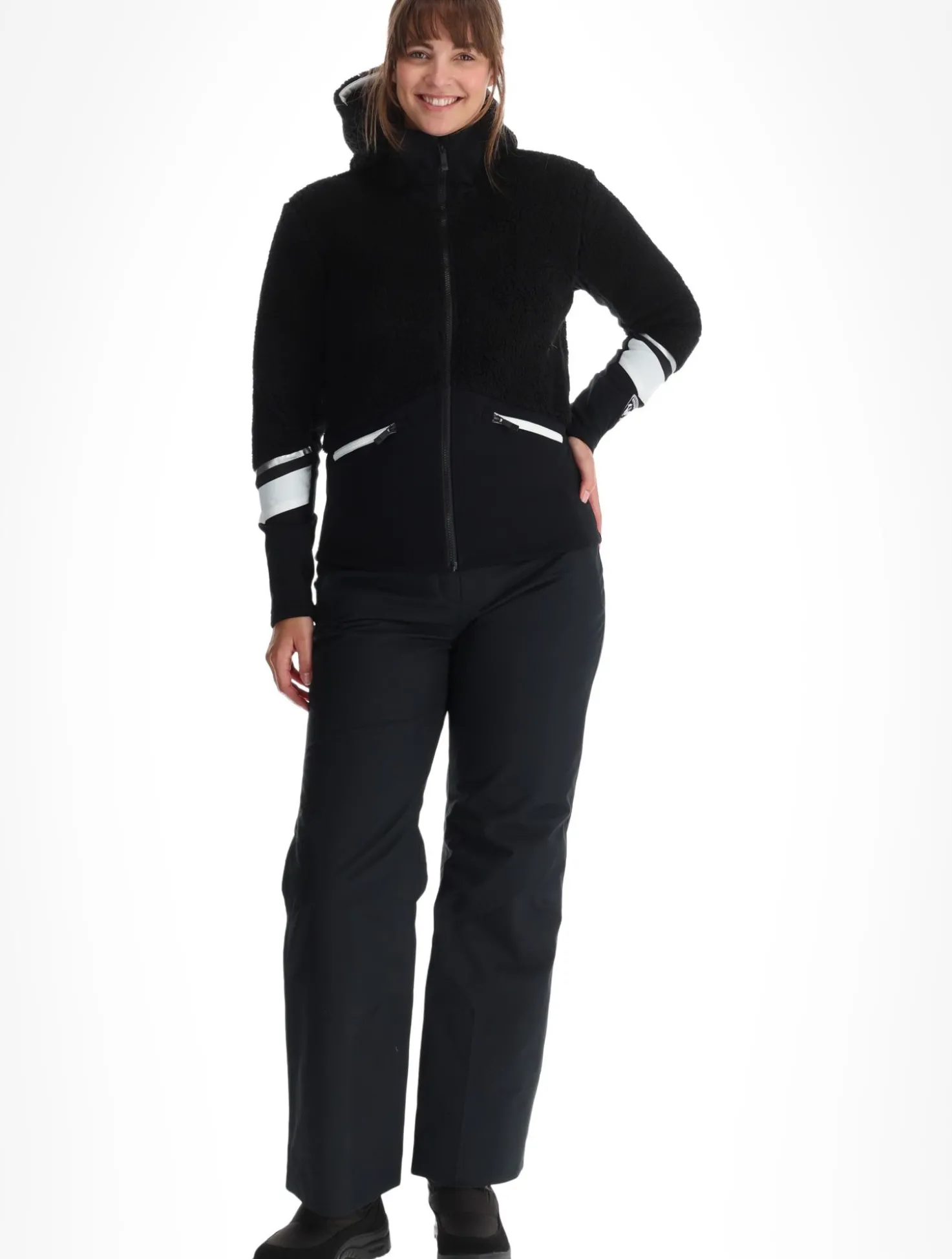 W Wispile Fleece FZh vest dames